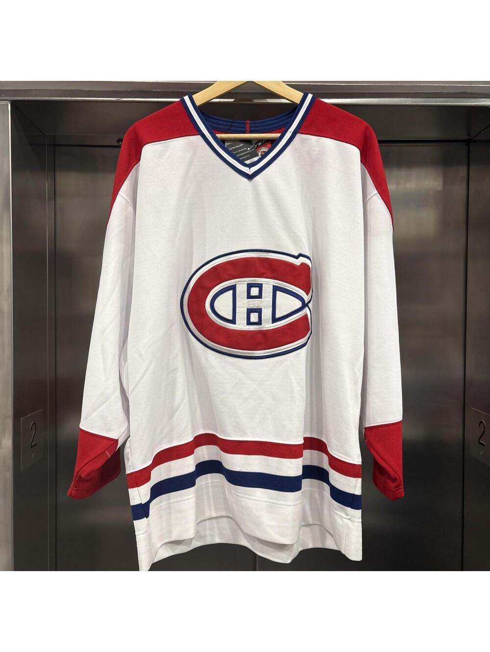 Vintage 90s Pro Player Montreal Canadiens Sz L Non Player Jersey